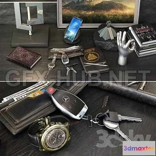 1081714 - Gentlemans set 3d Model - 215271