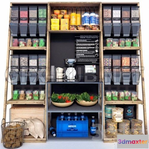 1082332 - Grocery 3d model - 215889