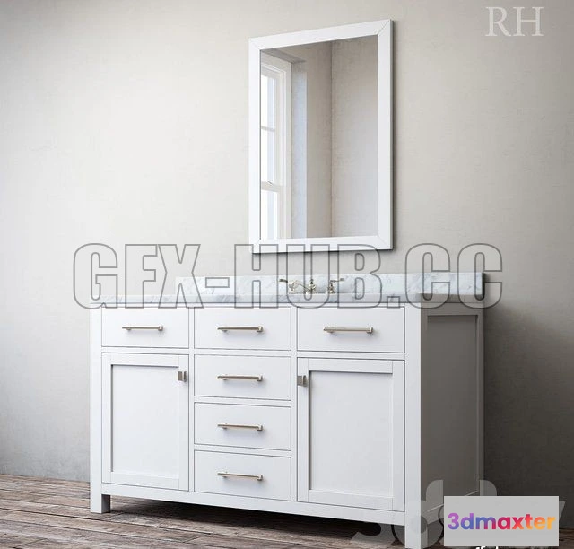 1083090 - Hutton single extra-Wide vanity - 216647