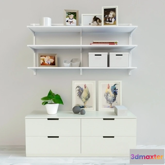 1083434 - Ikea АЛЬГОТ Настенная шина полки - 216991