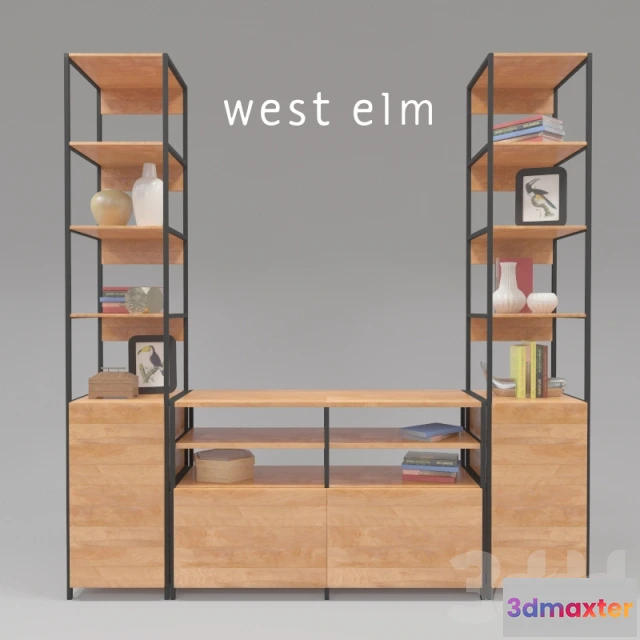 1083596 - Industrial Modular Media Set with Closed Storage - 217153