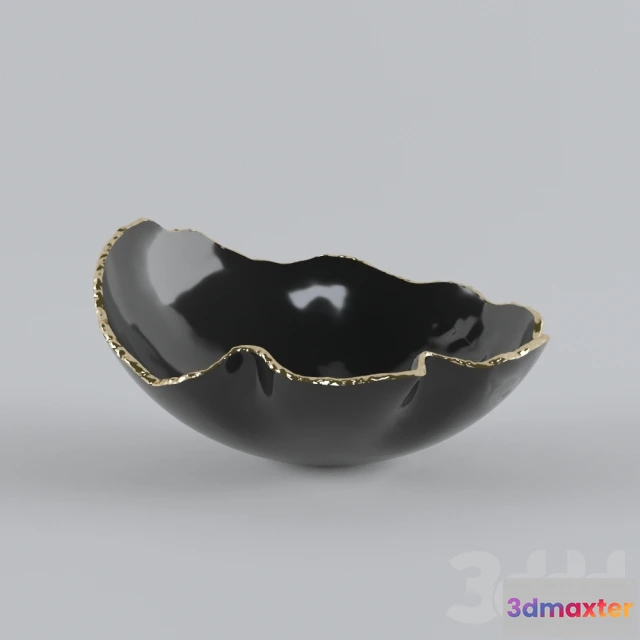 1084150 - KATHARINE POOLEY ORGANIC BLACK BOWL - 217707