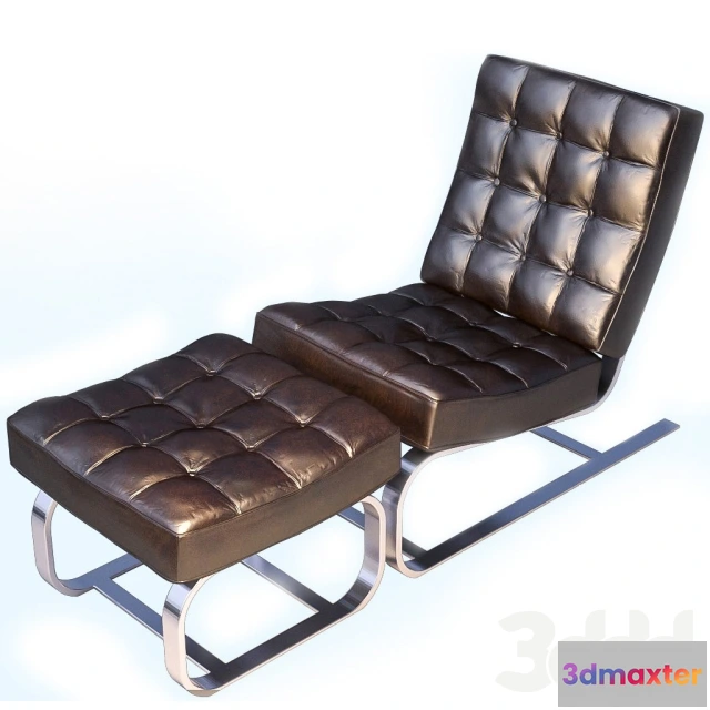 1085154 - leather chaise lounge - 218711