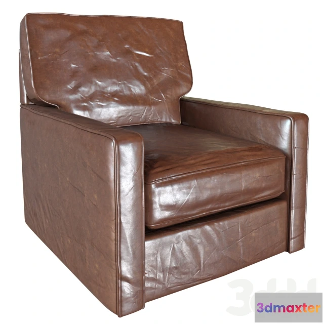 1085174 - Leather Swivel Glider - 218731