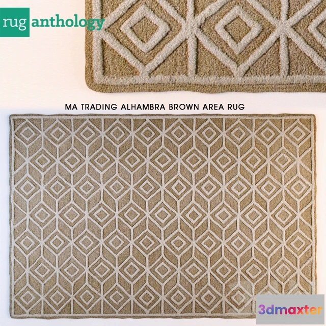 1085944 - MA TRADING ALHAMBRA BROWN AREA RUG - 219501