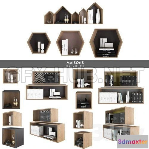 1086052 - Maisons du Monde set 14 3D Model - 219609