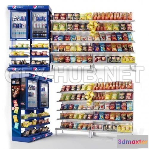 1086070 - Mall Display Stand 3D model - 219627