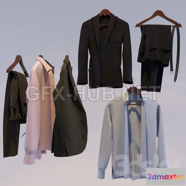 1086370 - Mens suit on a hanger - 219927
