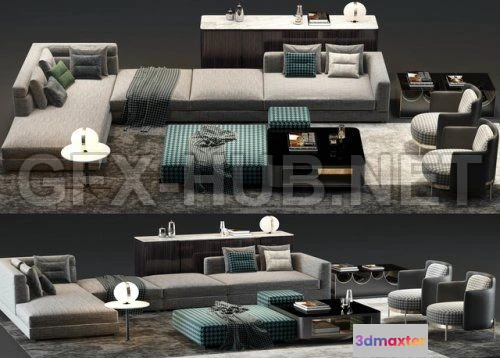 1086626 - Minotti 02 3d model - 220183
