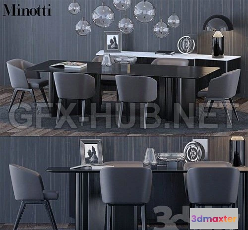 1086752 - Minotti Set 3 3D Model - 220309