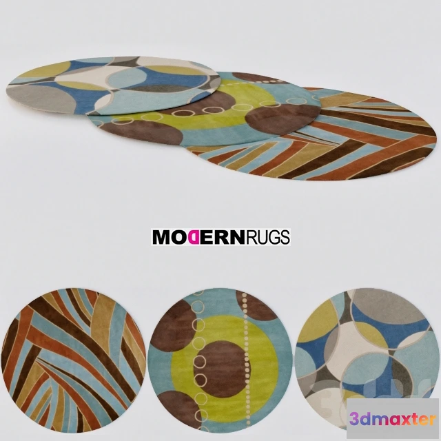 1087090 - Modern Rugs round set #3 - 220647