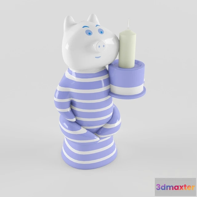 1088866 - Pig candle holder - 222423