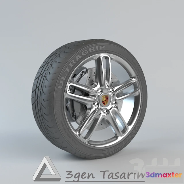 1089452 - Porsche Tire  Rim - 223009
