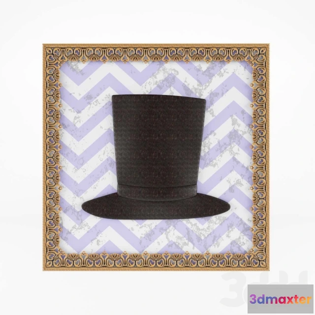 1090228 - Retro hat decoration painting - 223785