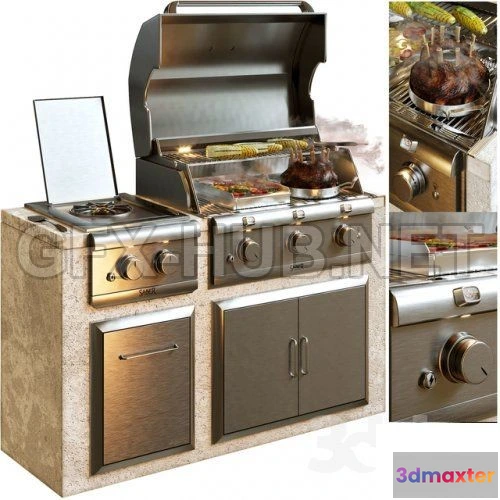 1090818 - Saber Grill 3d model - 224375