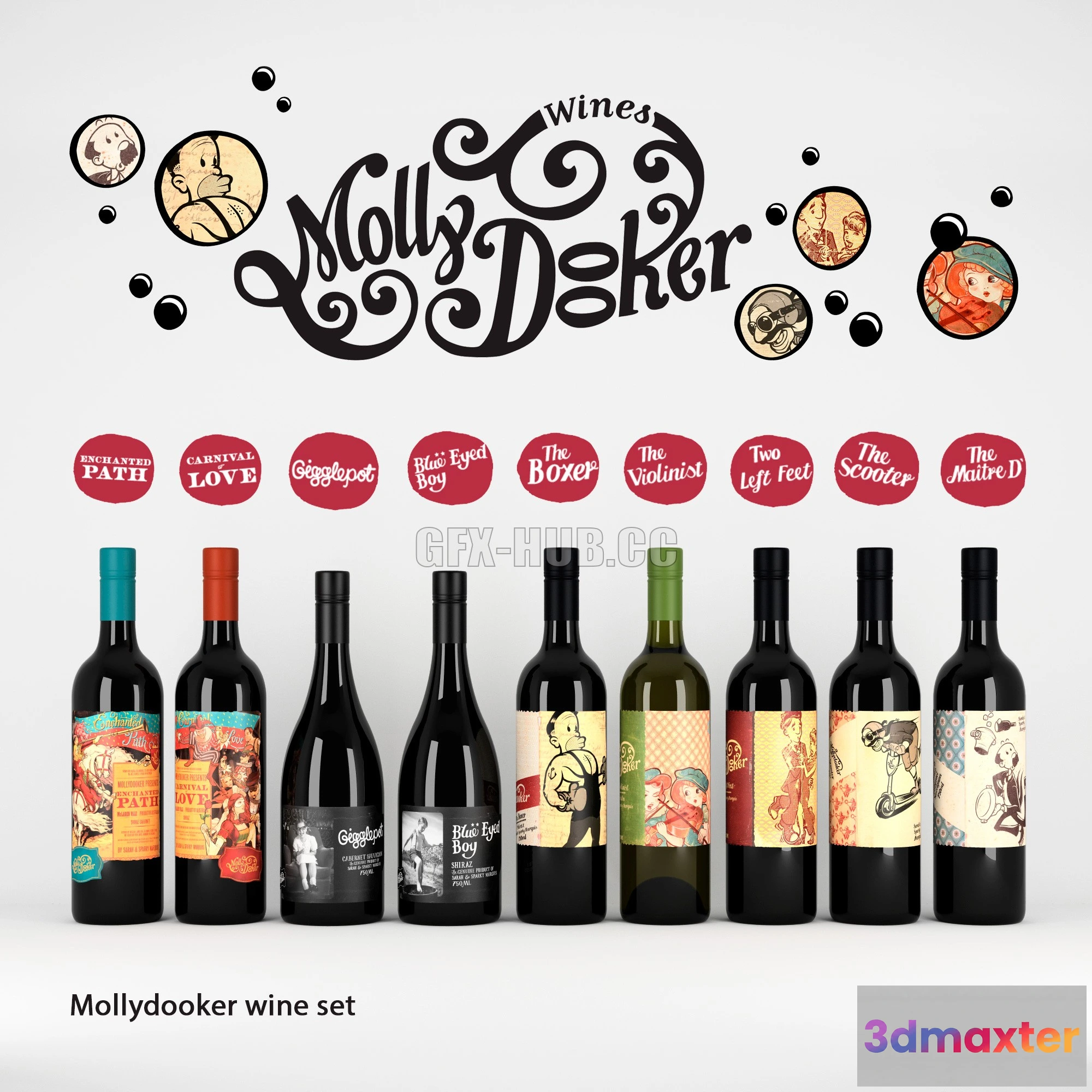 1091302 - Set of wine Mollydooker (9 bottles) - 224859