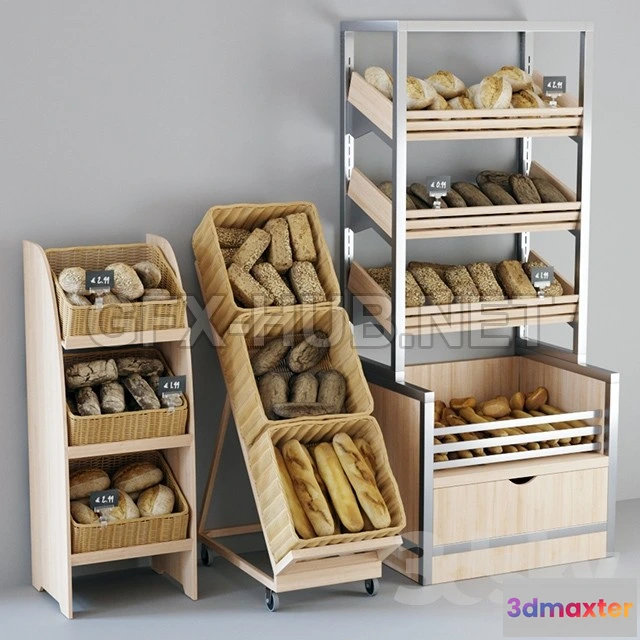 1091450 - Shelvings with bread - 225007