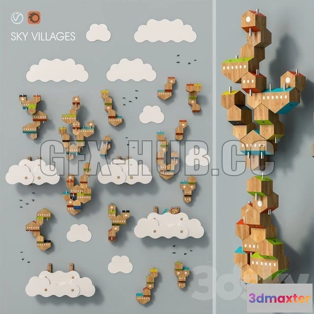 1091760 - Sky Villages set 17 - 225317