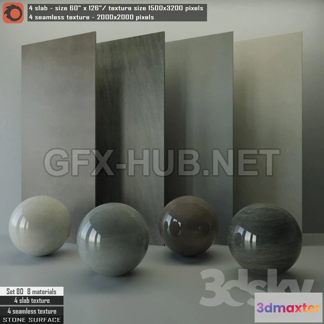 1092816 - Stone Slab  Seamless texture Set 80 - 226373