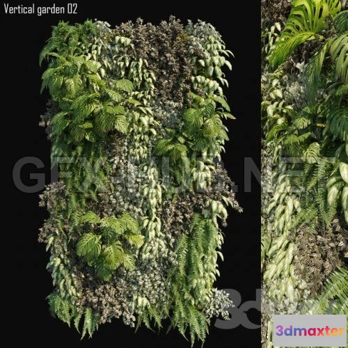 1094450 - Vertical garden 02 3D model - 228007