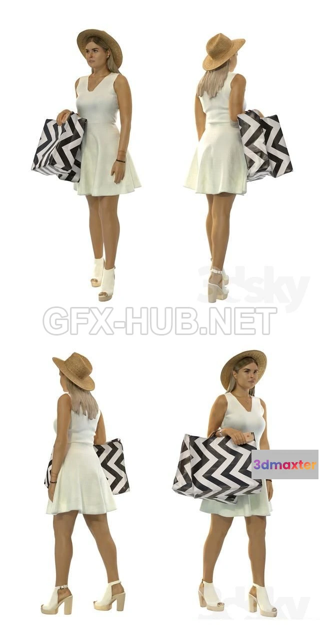 1094500 - Victoria - 3D Scan Female (maxfbxobj) - 228057