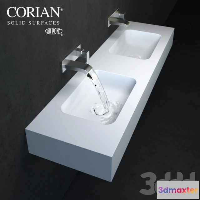 1094972 - Washbasin Corian Countertop Water - 228529