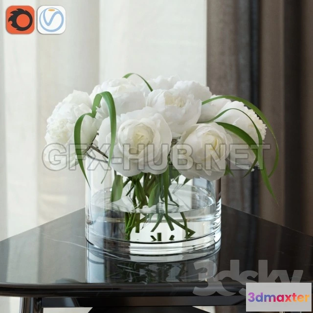 1095140 - White peonies - 228697