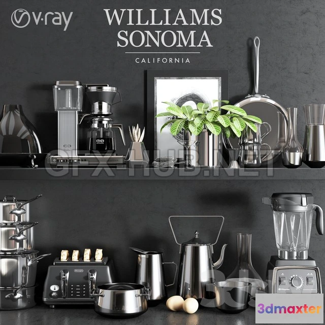 1095174 - Williams Sonoma Chrome Set - 228731
