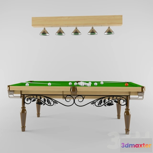 1095484 - Wrought iron billiard - 229041