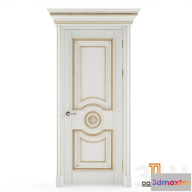1097202 - Дверь с золотой резьбой Domberg - 230759