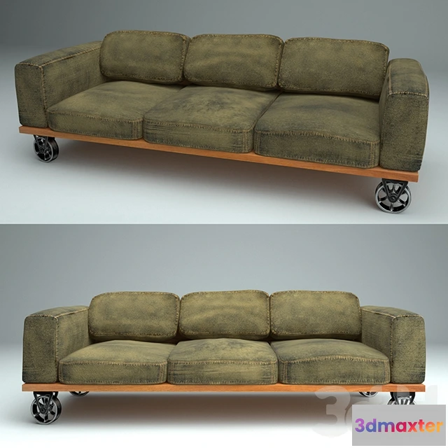 1097786 - Диван Loft Jeans трехместный - 231343