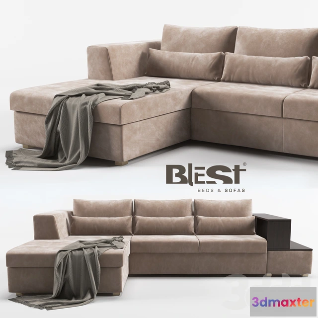 1097950 - Диван угловой Фьюджи в конфигурации AMR-2TПL от производителя Blest TM - 231507