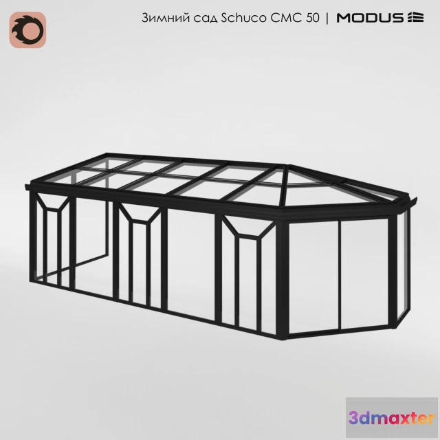 1098414 - Зимний сад (№ 7) CMC 50 MODUS. С несимметричной трехскатной крышей - 231971