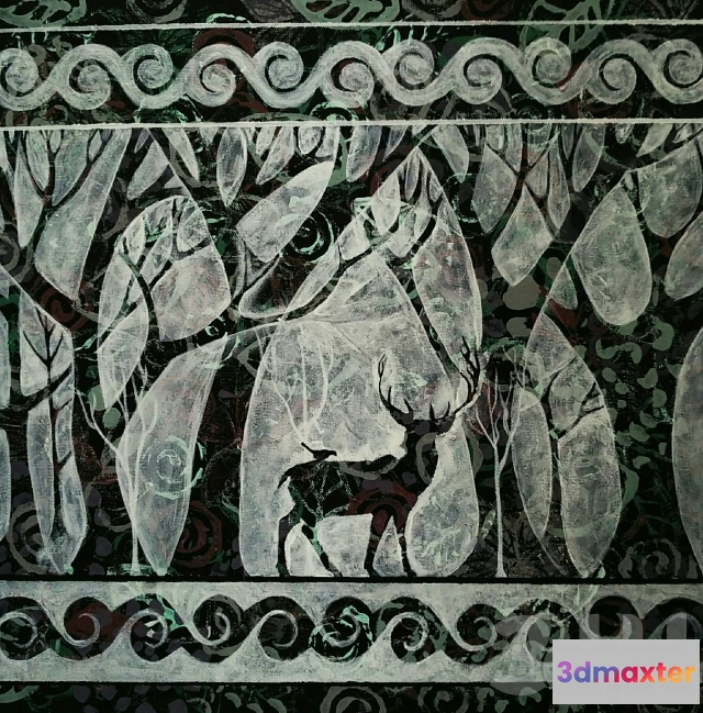 1098648 - Картина Зимний лес - 232205