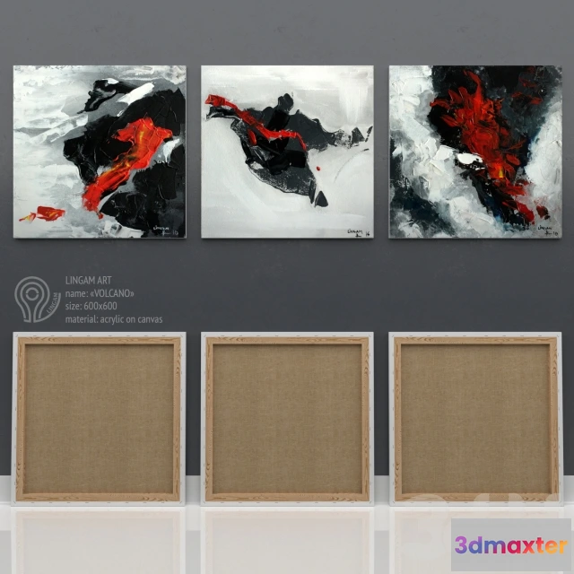 1098662 - Картина. Серия Volcano by LINGAM ART - 232219