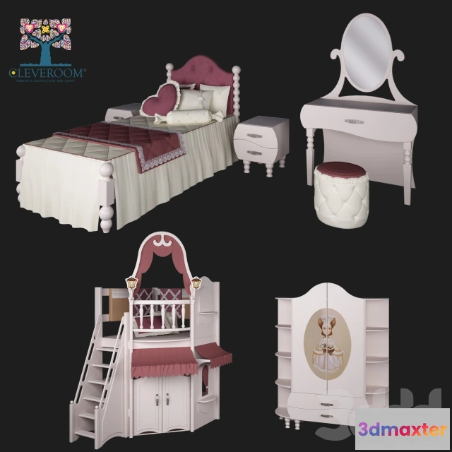 1099402 - Коллекция детской мебели Маркиза от CLEVEROOM - 232959