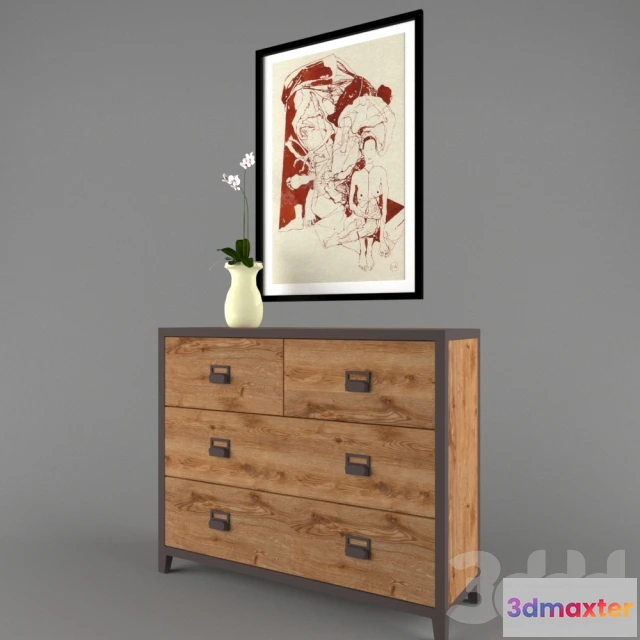 1099564 - Комод Loft Industrial Iron - 233121