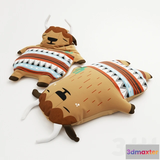 1103504 - Подушка-игрушка бизон - 237061