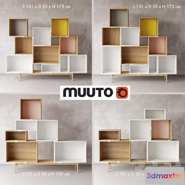 1104026 - Регулируемые полки-комоды Muuto - Stacked - 237583