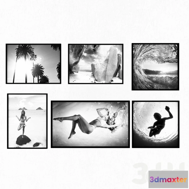 1104522 - Серия черно-белых картин - 238079