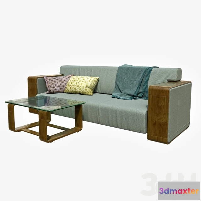 1104528 - сет дивана с журнальным столиком - 238085