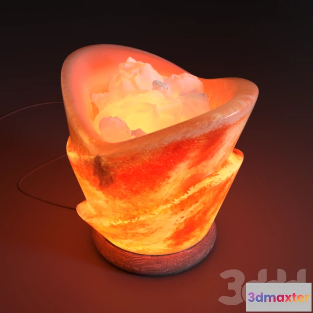 1104746 - Солевая лампа Вазон с кристаллами - 238303