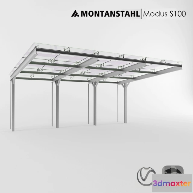 1104880 - Стеклянный навес Modus S100 - 238437