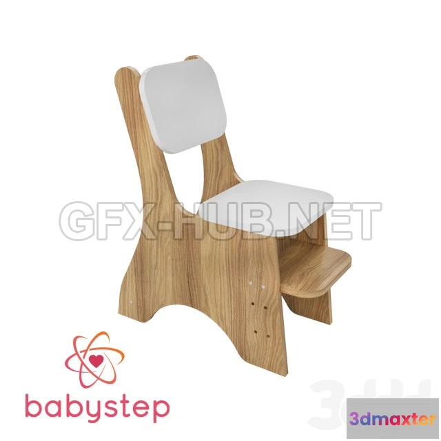 1105708 - Стул детский babystep Праздникс регулируемой подножкой - 239265