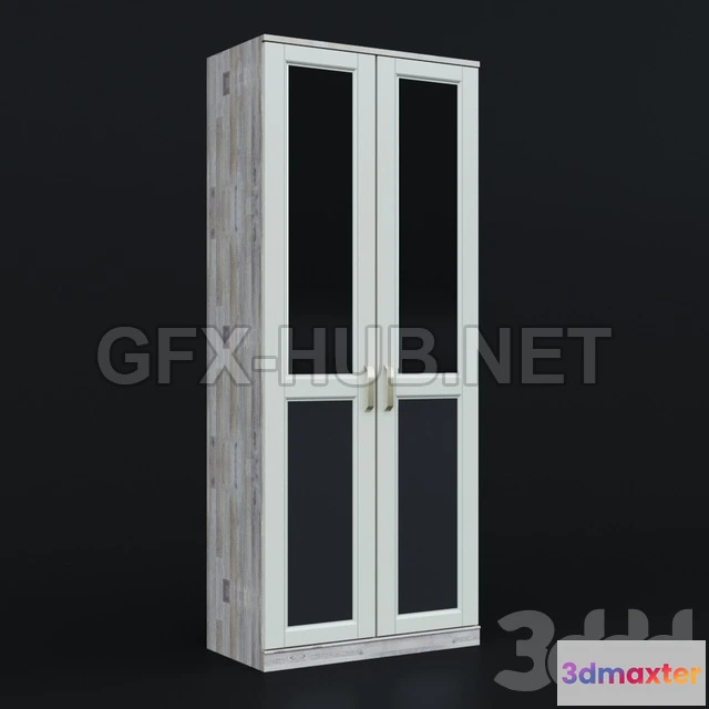 1106864 - Шкаф для одежды Прованс с зеркалом - 240421