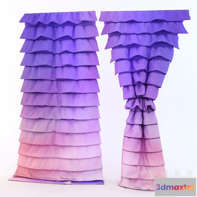 1107072 - Шторы с оборками - 240629