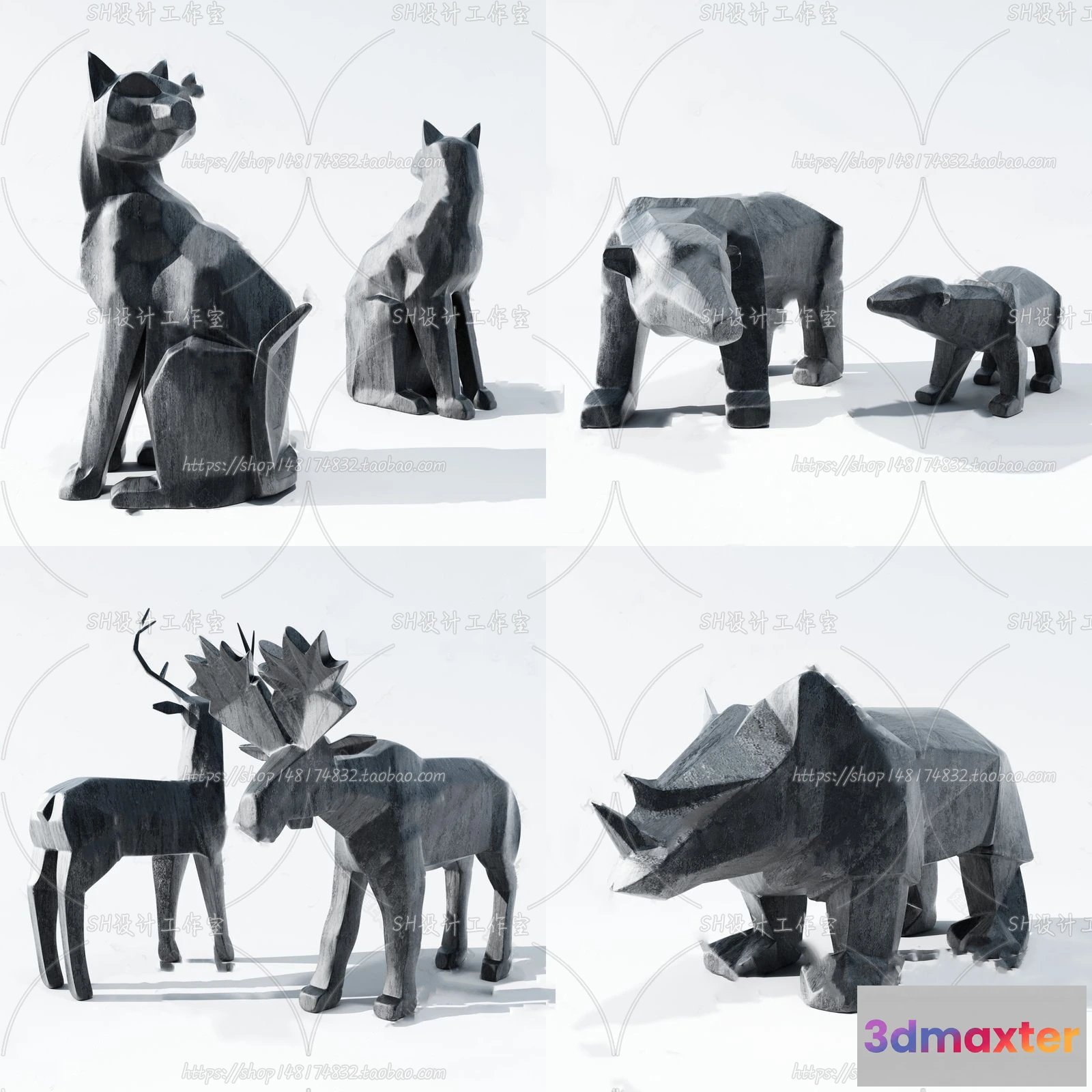 1131724 - Decorative Sets - 3D Models - 0124