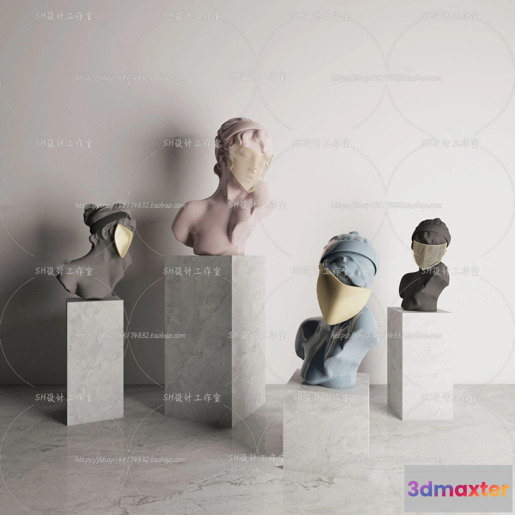 1131744 - Decorative Sets - 3D Models - 0134