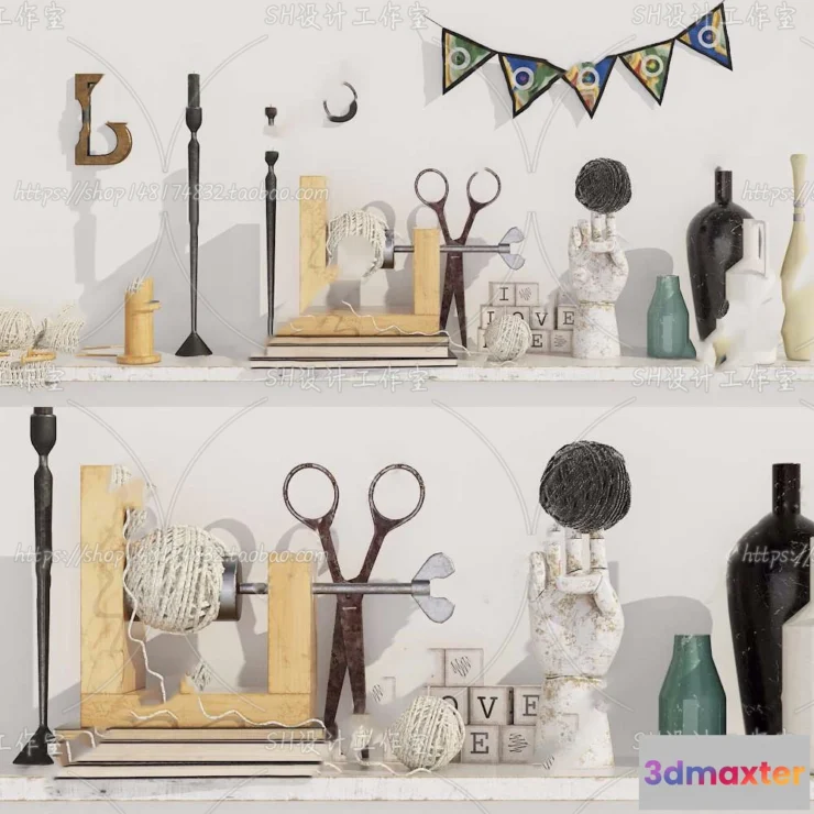 1131778 - Decorative Sets - 3D Models - 0151