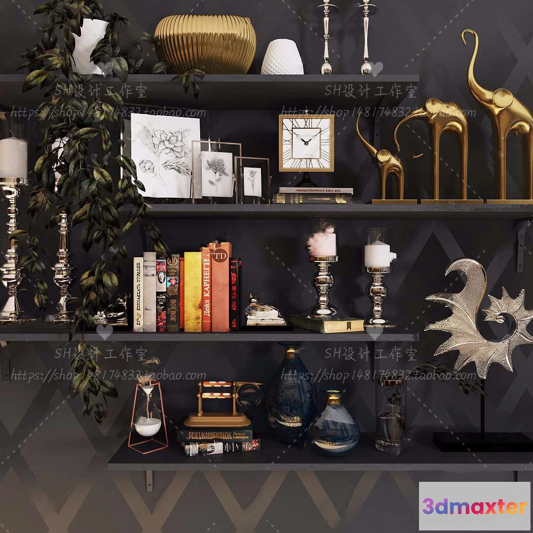 1131796 - Decorative Sets - 3D Models - 0160